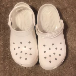 White Crocs
